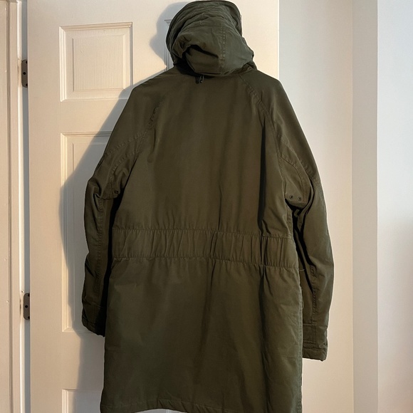 Scotch and Soda Men’s Army Green Winter Parka - Picture 8 of 8
